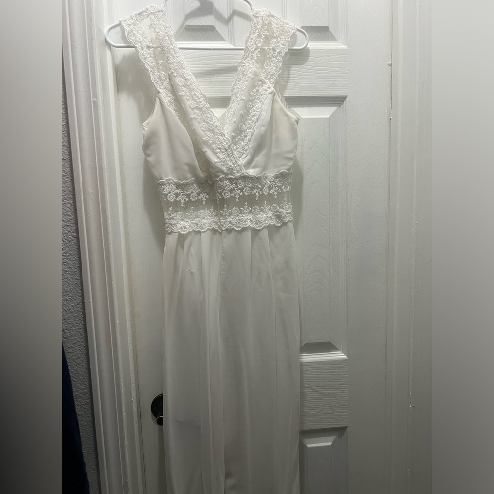 Beautiful white jumpsuit